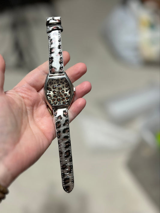 Leopard Print PU Leather Watches - Multi 1584