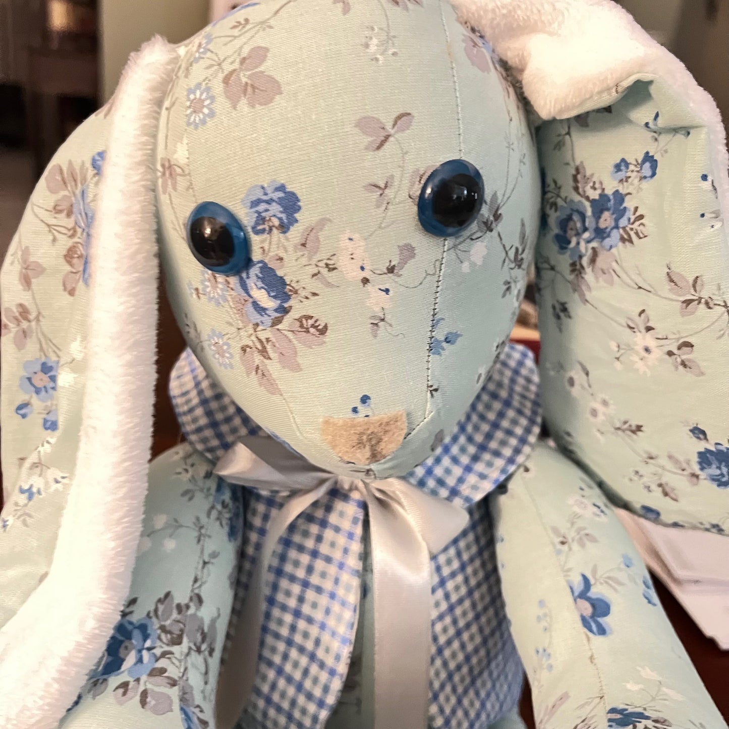 18" Toy Handmade Easter Bunny Cedar Hill Country Market