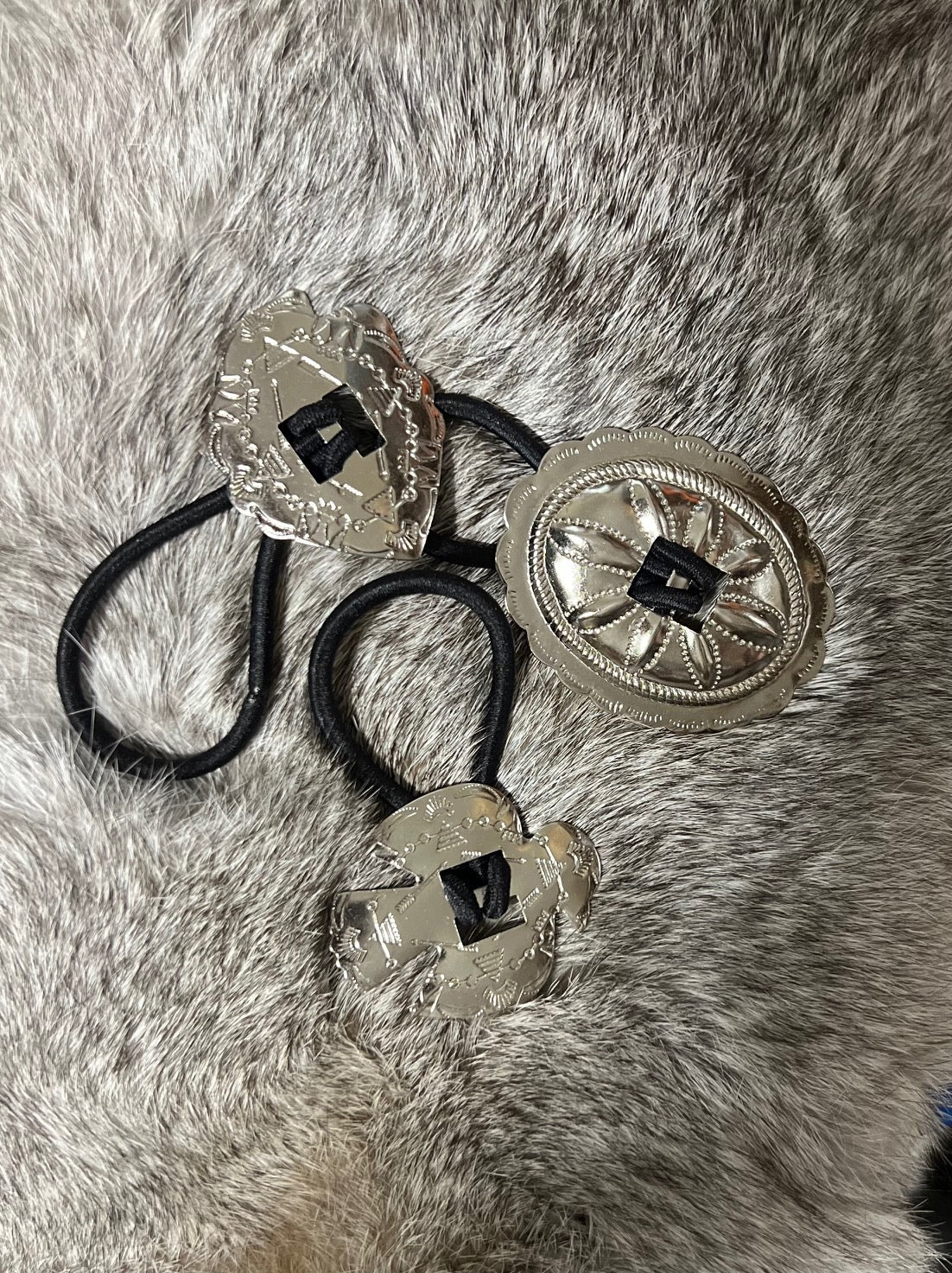 Concho Hair Tie - pick your favorite Cedar Hill Country Market