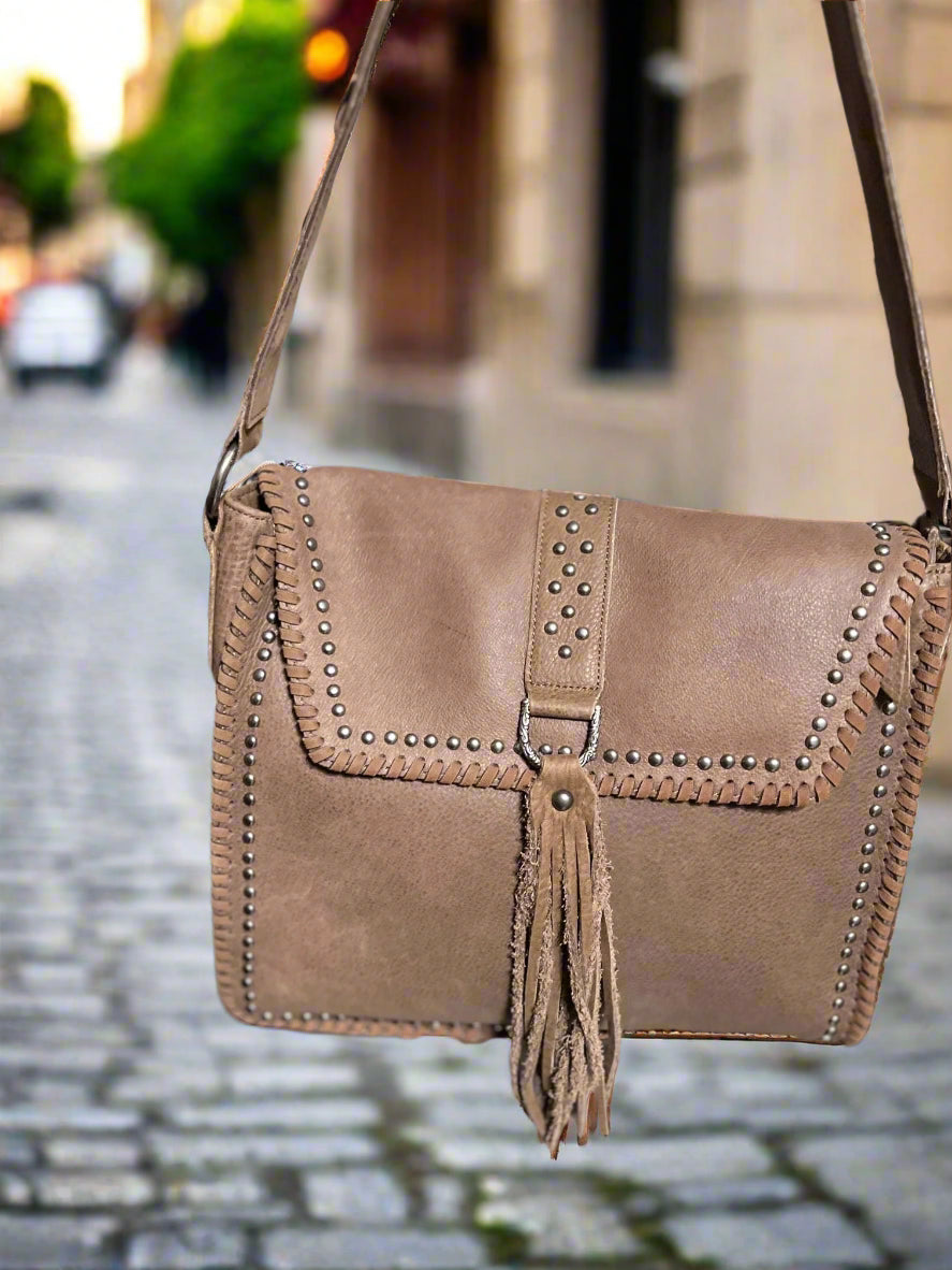 Delila Genuine Leather Western Shoulder Handbag Cedar Hill Country Market