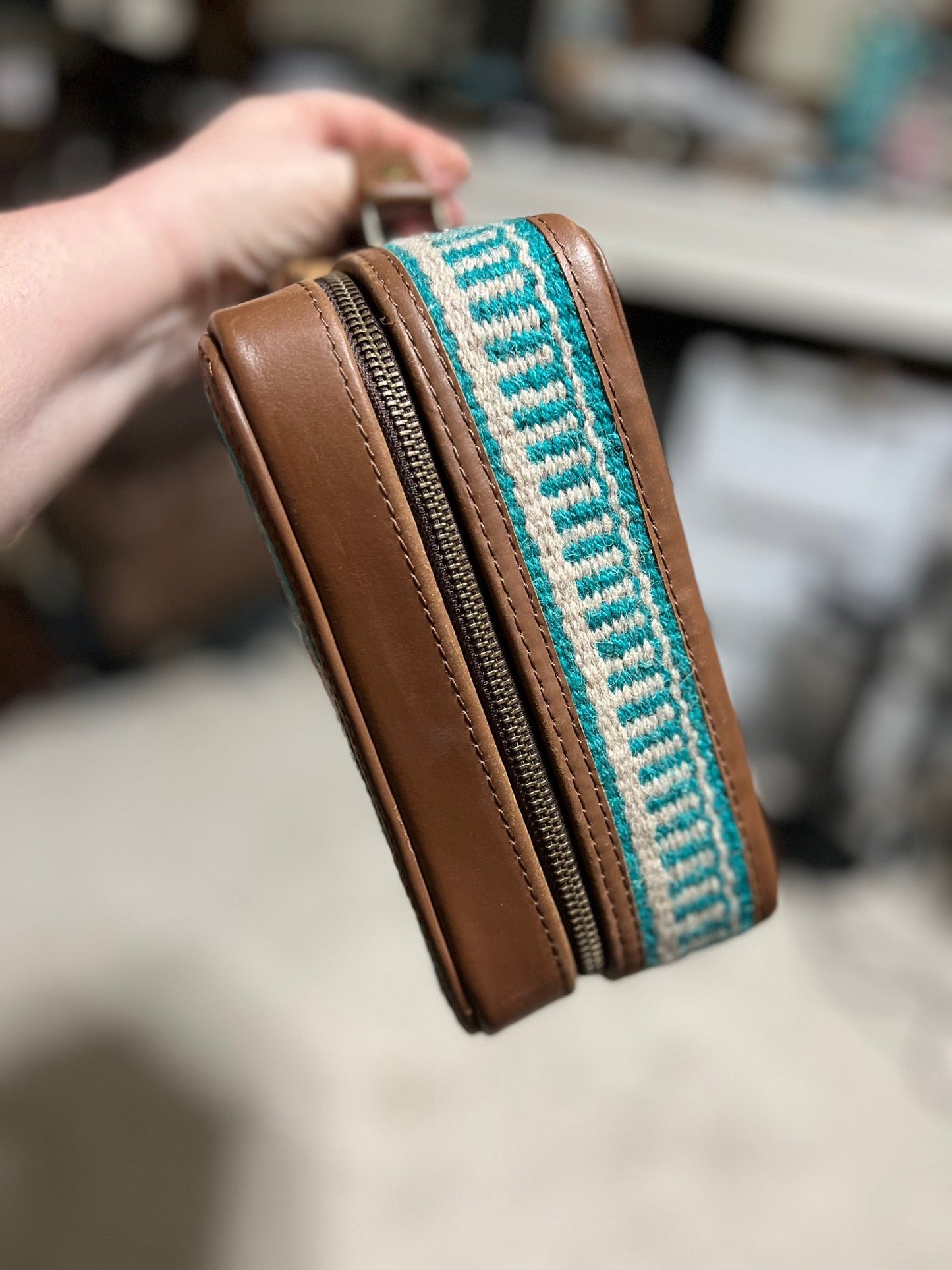 Saddle Bag Western Inspired Jewelry Travel Storage Box Cedar Hill Country Market