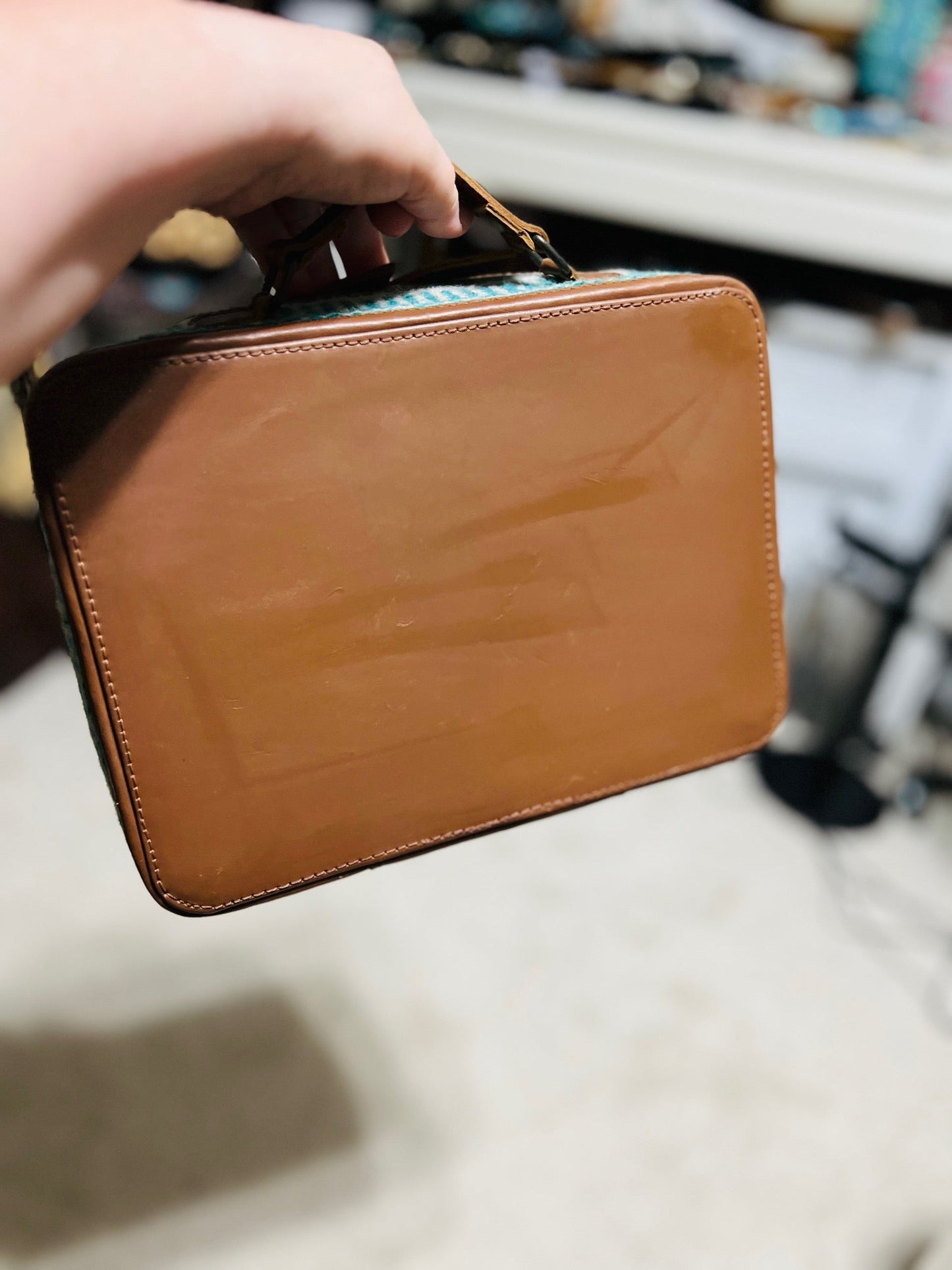 Saddle Bag Western Inspired Jewelry Travel Storage Box Cedar Hill Country Market