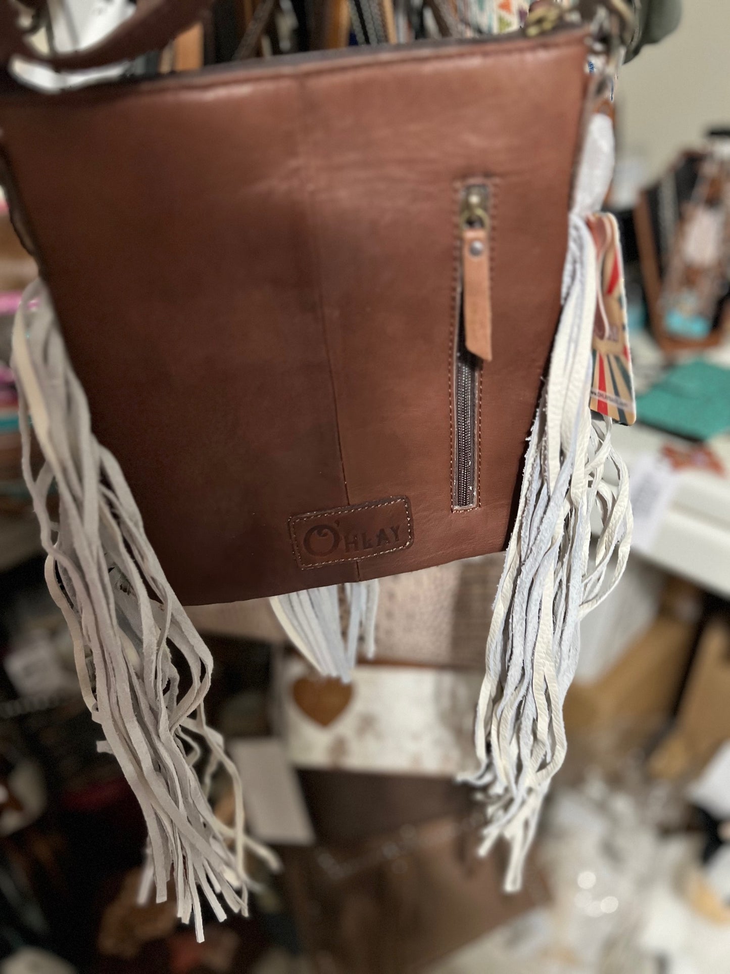 Sunflower Crossbody Genuine Leather Women Bag Western Bag
