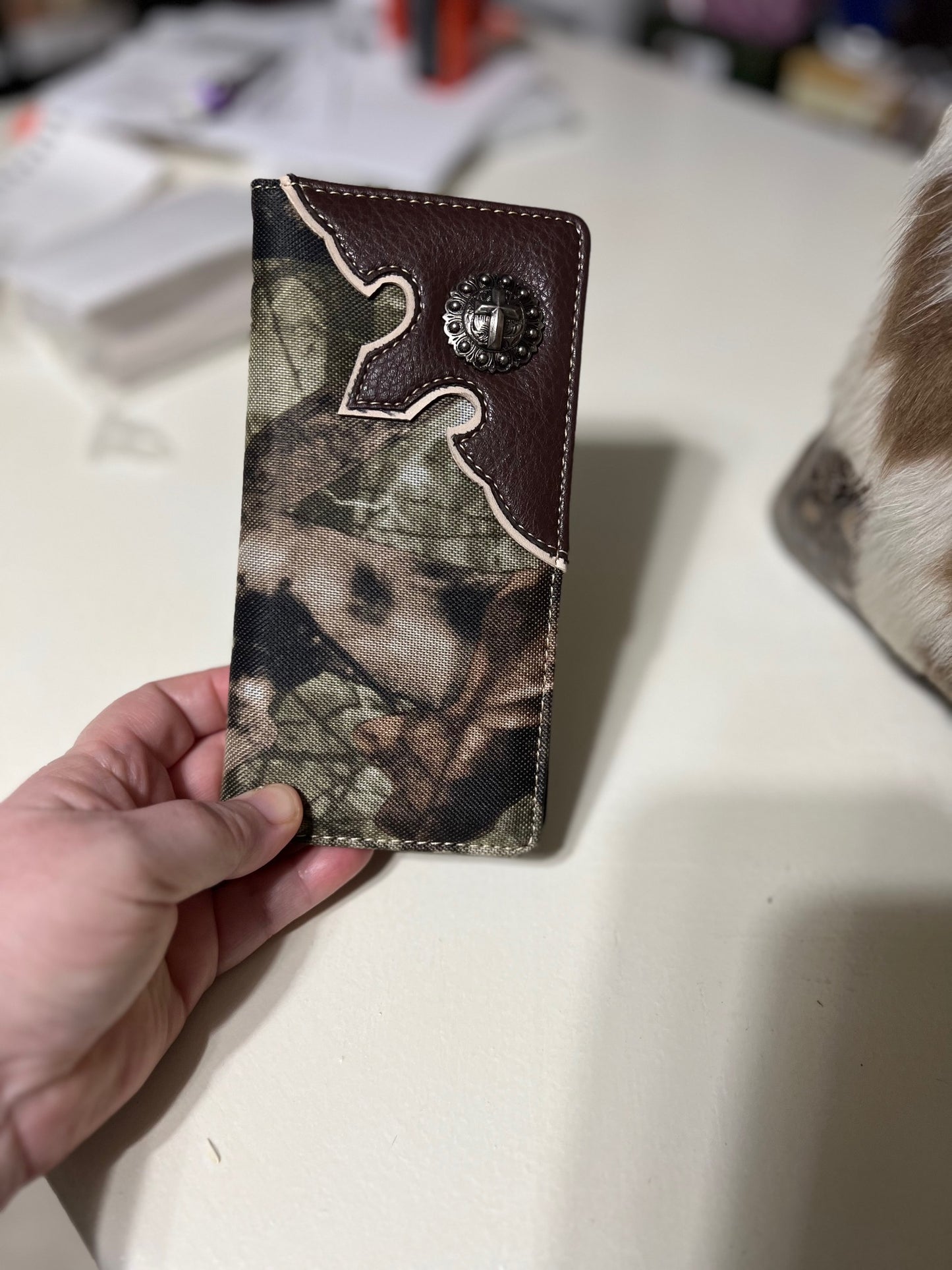 Montana West Camo Print Checkbook Cover Wallet CedarHill Country Market