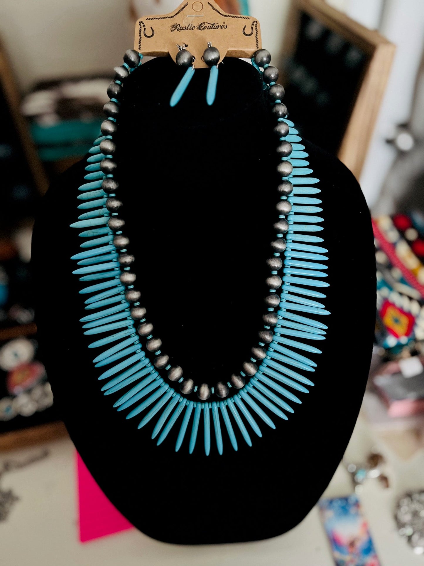 Rustic Couture's Bohemian Jewelry Necklace Set Cedar Hill Country Market