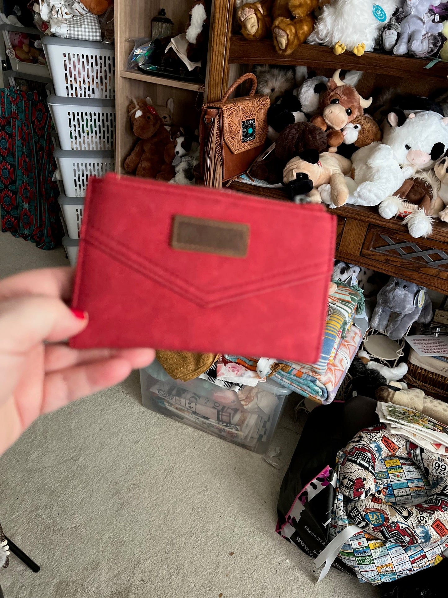 Wrangler "W" Stitch Card Holder Bi-Fold Wallet Cedar Hill Country Market