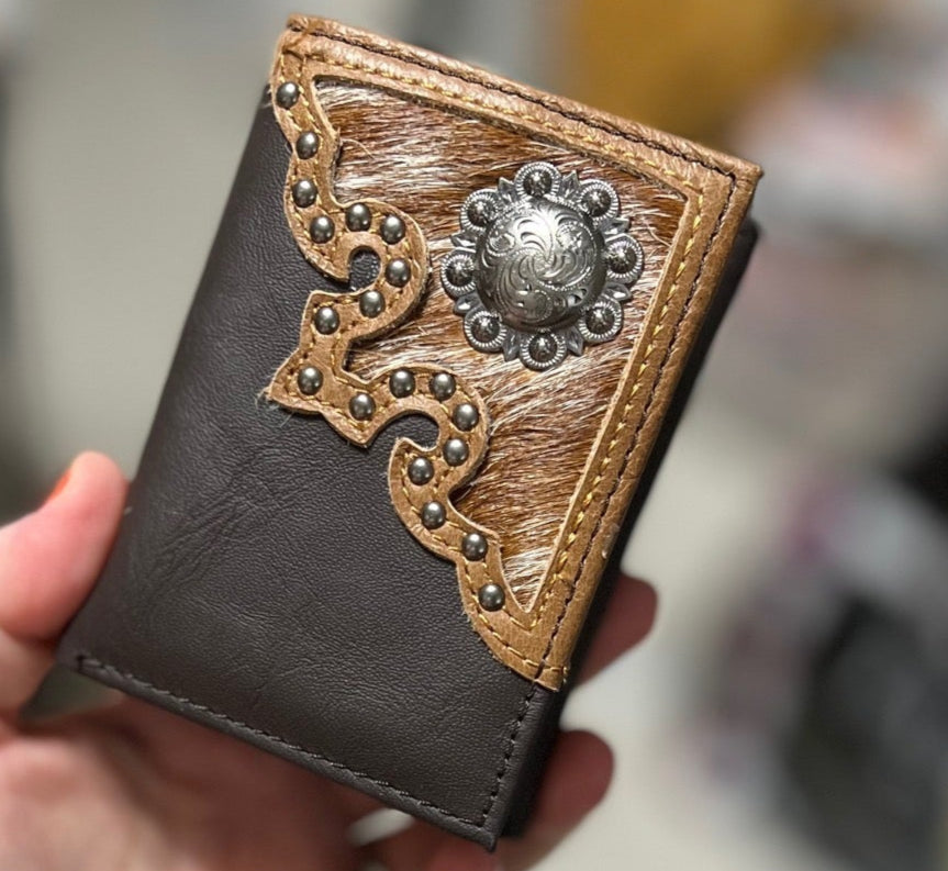 Montana West Mens Western Tri-Fold Wallets Cedar Hill Country Market