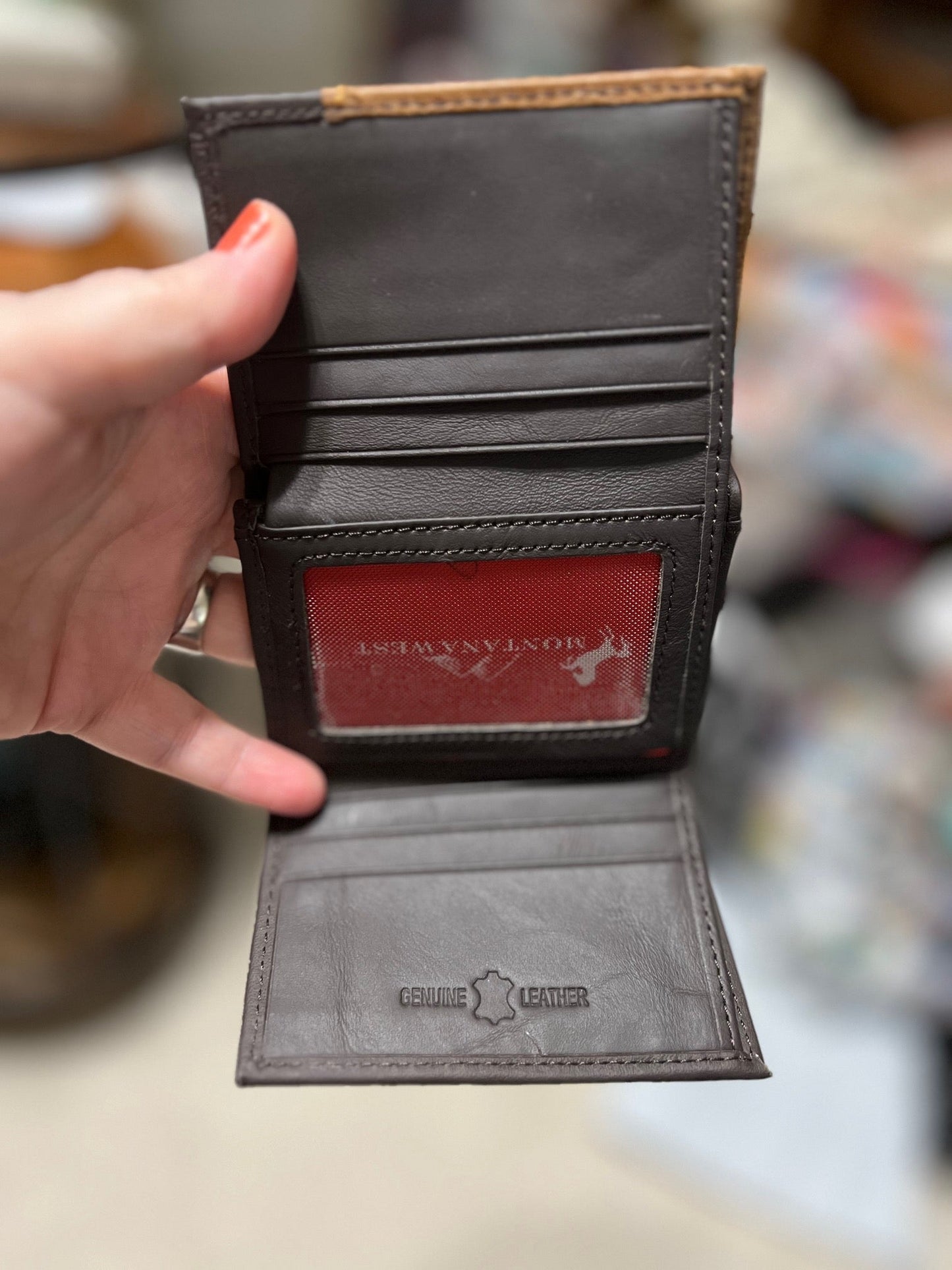 Montana West Mens Western Tri-Fold Wallets Cedar Hill Country Market