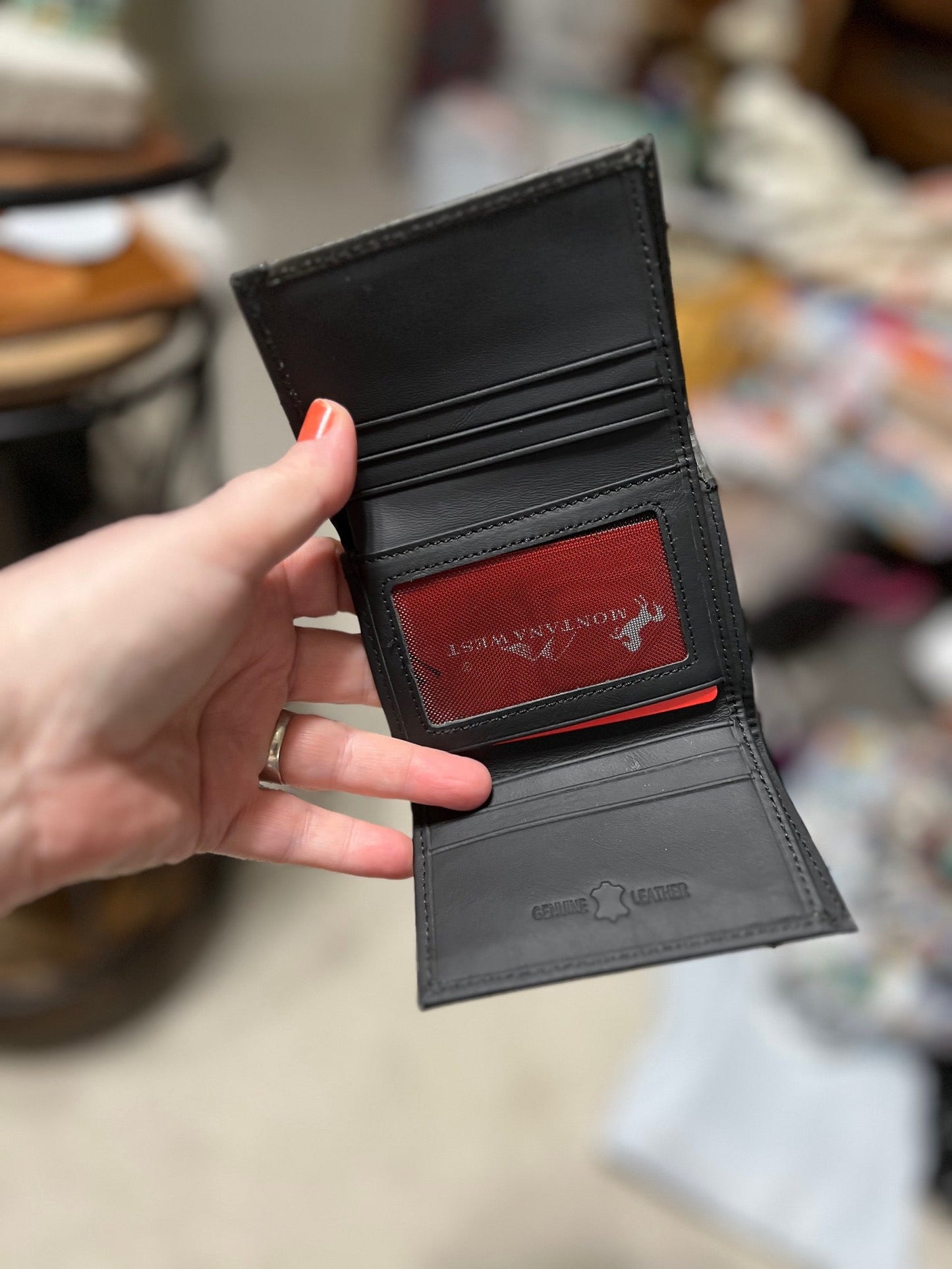 Montana West Mens Western Tri-Fold Wallets Cedar Hill Country Market