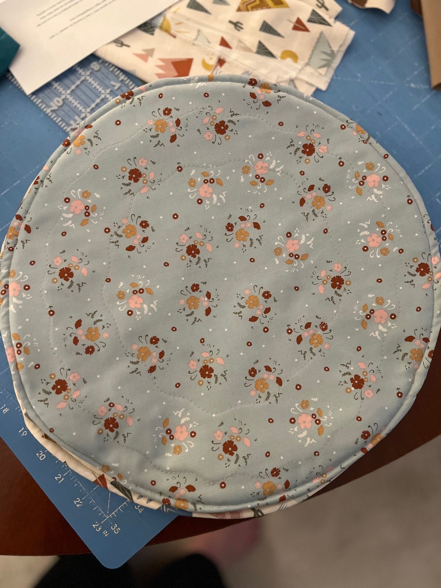 Tee Pee's and Mountain Table Mats - 14 inch Rounds Cedar Hill Country Market