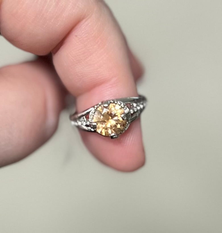 Citrine Fashion Ring - Size 7 Cedar Hill Country Market