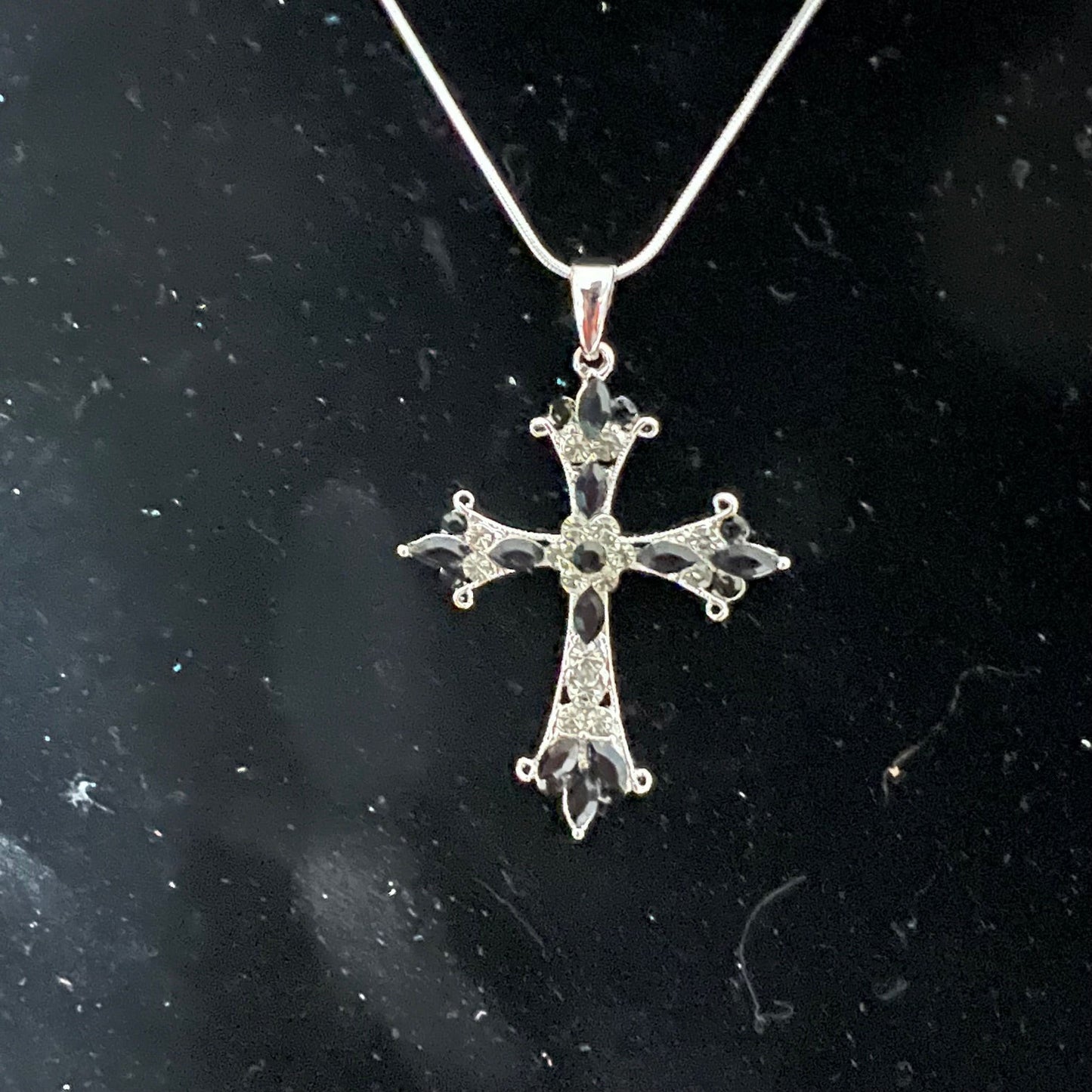 Cross Necklace 18" inch - Multi- RESTOCK CedarHill Country Market