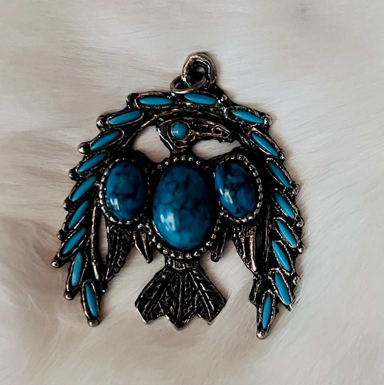 Fashion Turquoise Free Bird Pendant - 3 inch Cedar Hill Country Market