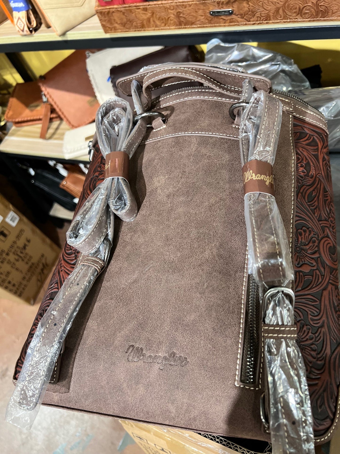 Cowhide BackPack with Adjustable Straps Cedar Hill Country Market