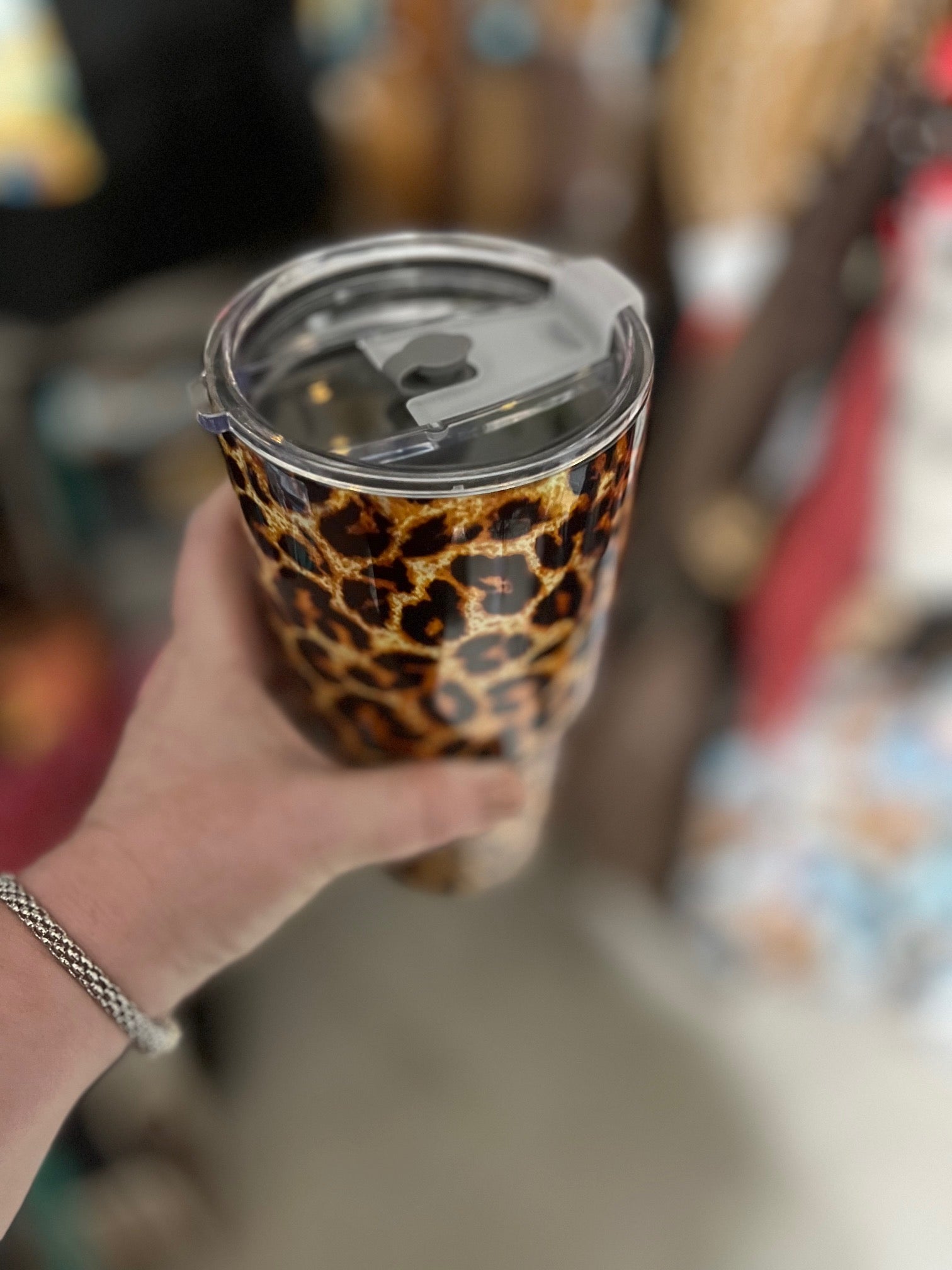 Leopard 22 oz Tumbler Cedar Hill Country Market