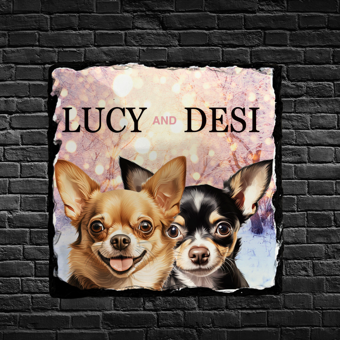 Pet Portrait Slate Cedar Hill Country Market