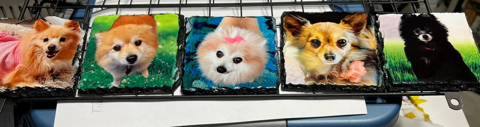 Photo Rock Slate Pet Lovers Pet Memorial Custom Personalized Gift with pets picture Cedar Hill Country Market