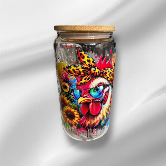 Western Inspired Glass Tumblers - Multi No 900 Cedar Hill Country Market