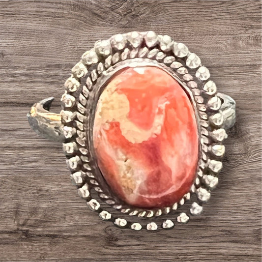 Genuine Jasper Sterling Silver Ring Cedar Hill Country Market