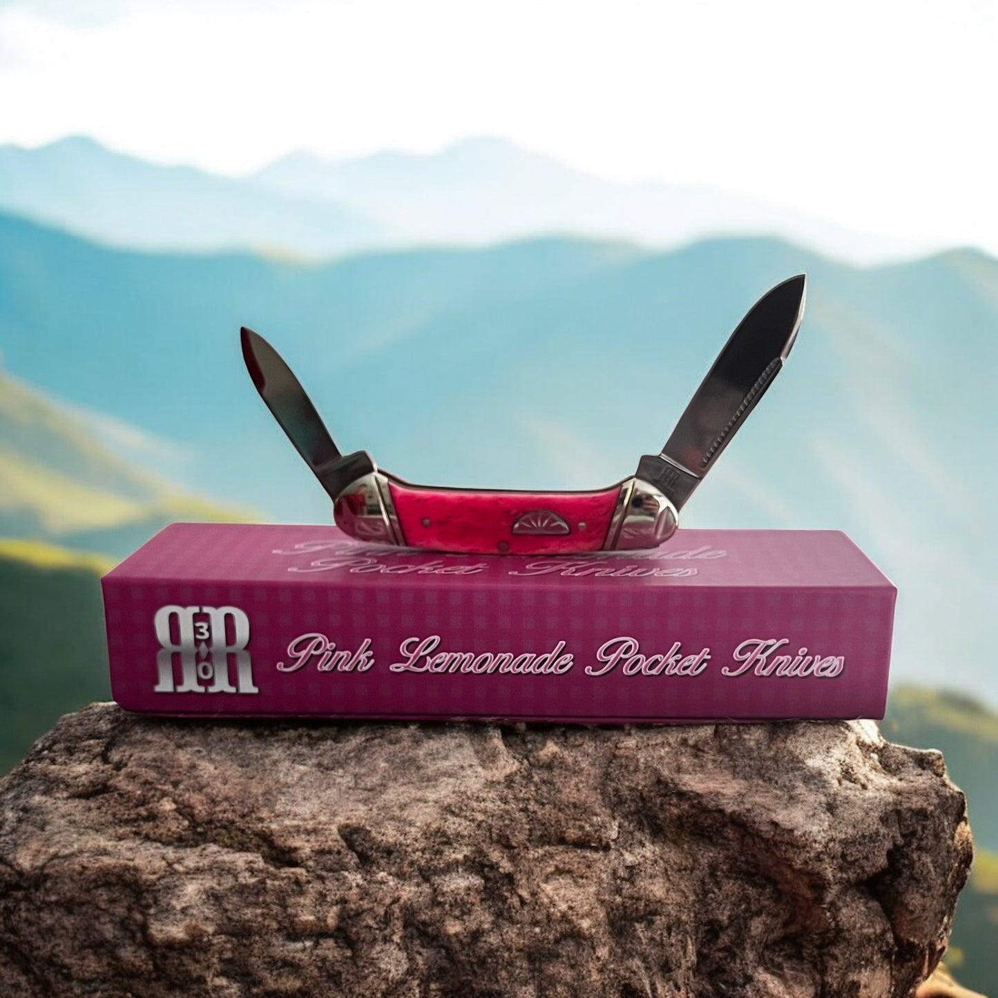 Rough Rider Mini Canoe Pink Smooth Bone Pocket Knife 6013 CedarHill Country Market
