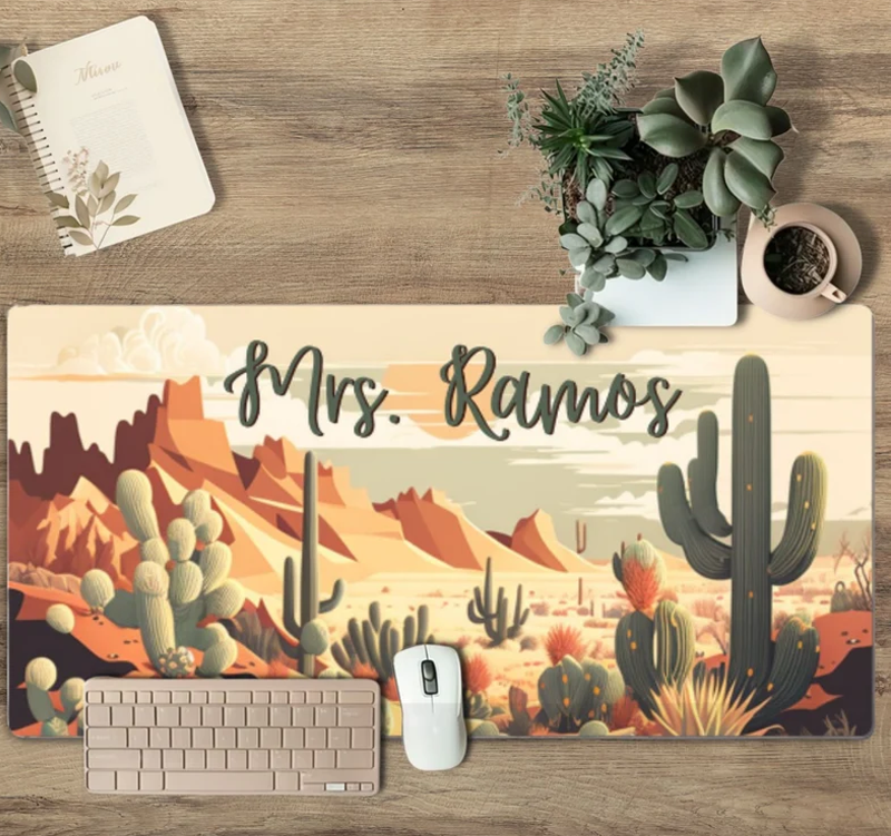 Custom Desk Pad,32x12 Inch  Pads for Office CedarHill Country Market