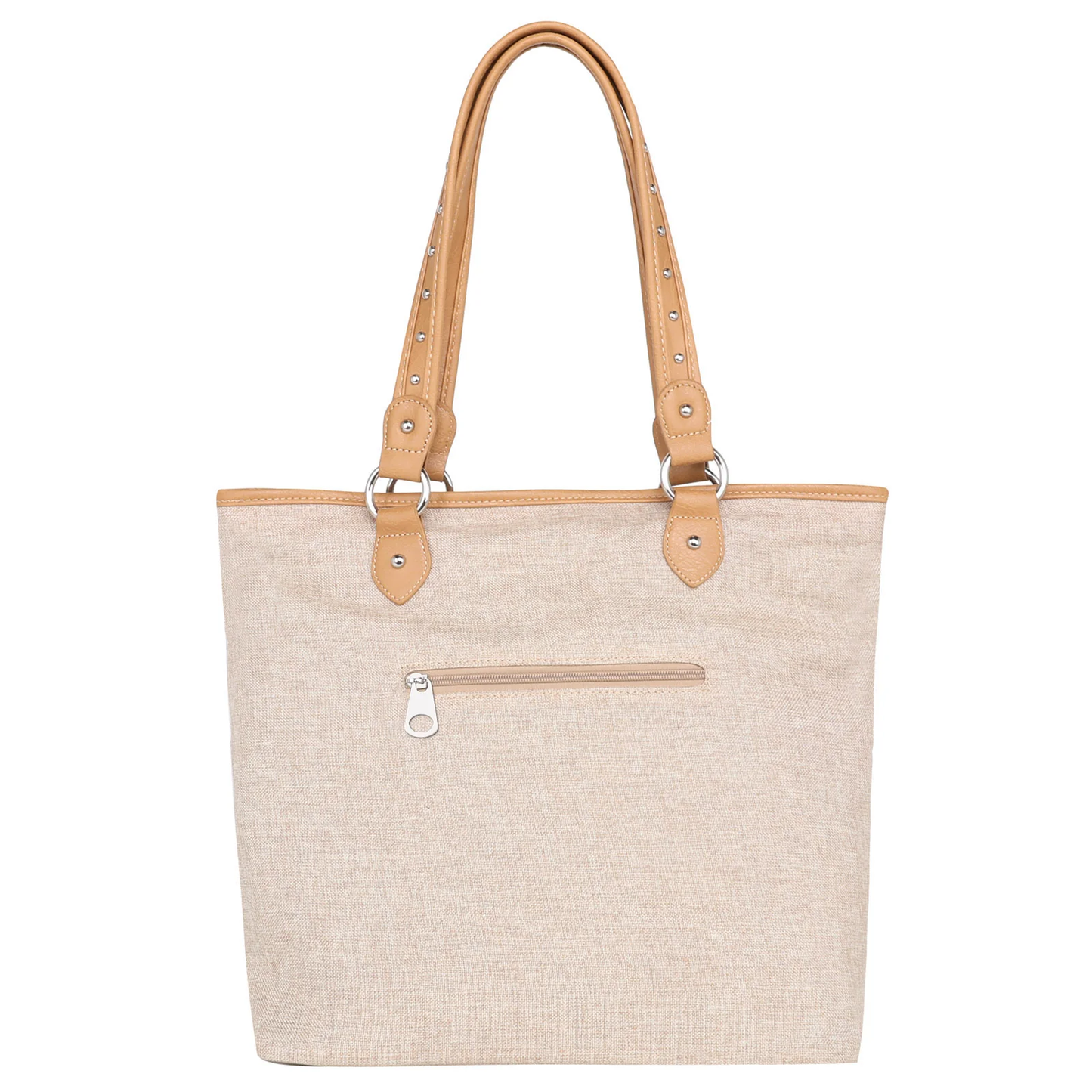 Western Themed Two Pocket Canvas Tote Bags - Multi Colors Cedar Hill Country Market