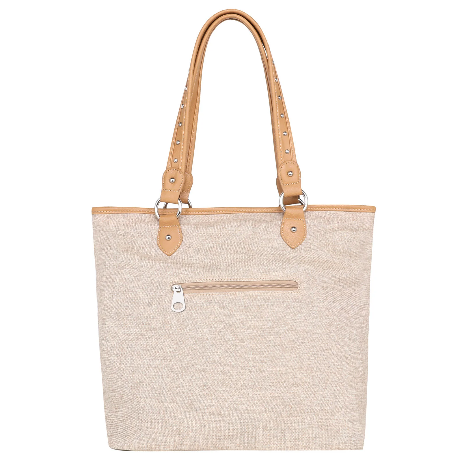 Western Themed Two Pocket Canvas Tote Bags - Multi Colors Cedar Hill Country Market