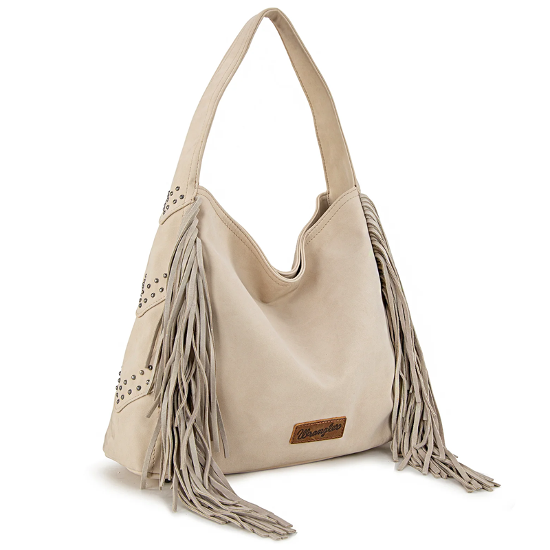 Fringe Studded Hobo Bag- Turquoise with Card Wallet No. 420 Cedar Hill Country Market