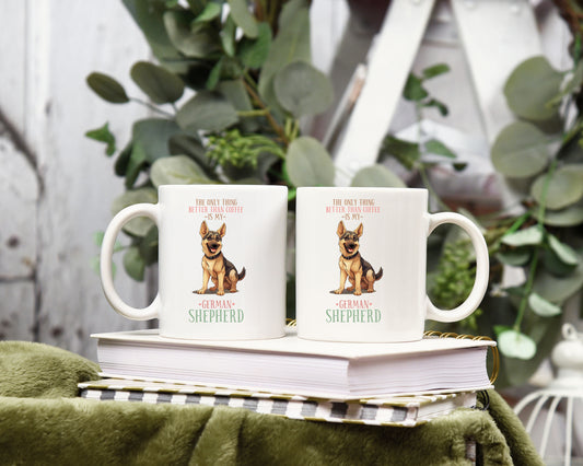 Better than Coffee Shepherd Dog 12oz Coffee Mug CedarHill Country Market