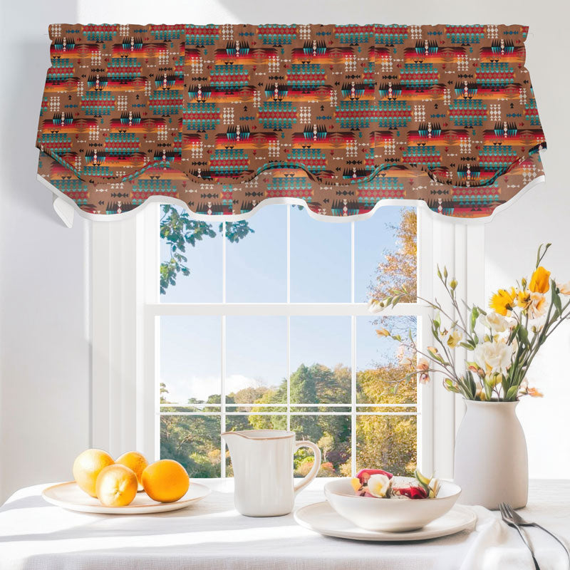Western Themed Curtain Valance Cedar Hill Country Market
