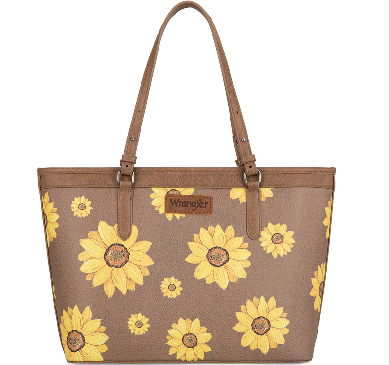 Wrangler Sunflower Print Tote Bag Cedar Hill Country Market
