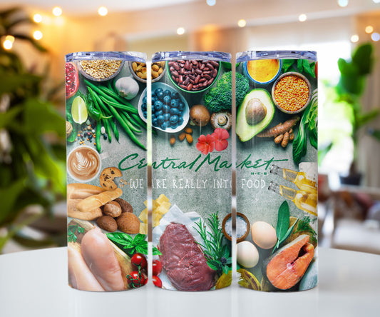 Central Market Stainless steel tumbler CedarHill Country Market