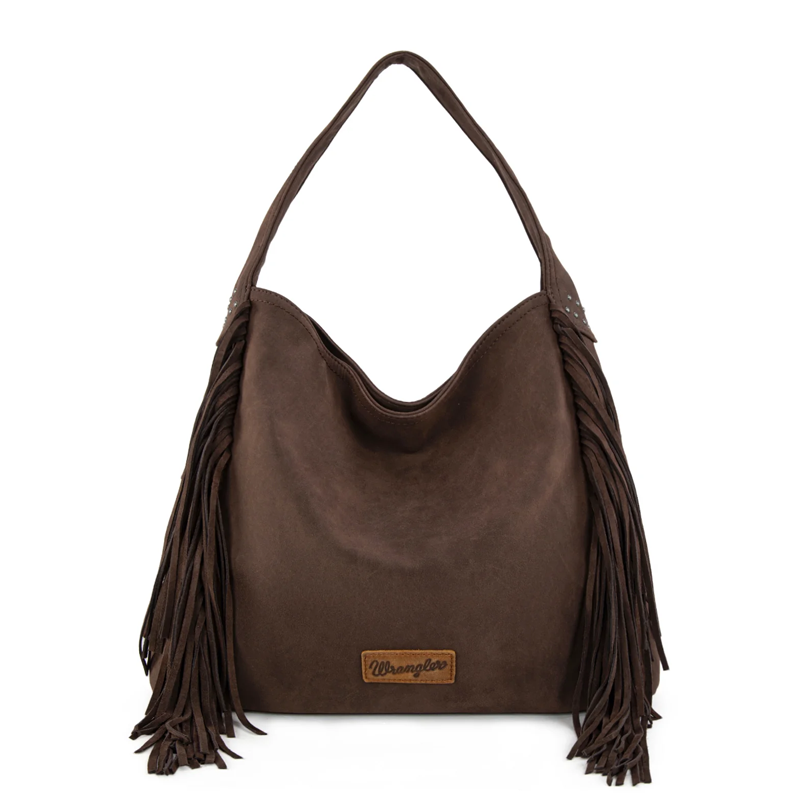 Fringe Studded Hobo Bag- Turquoise with Card Wallet No. 420 Cedar Hill Country Market