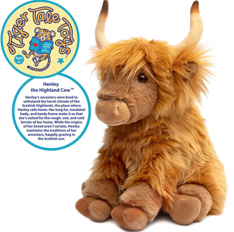 Henley the Stuffed Toy Highland Cow Cedar Hill Country Market