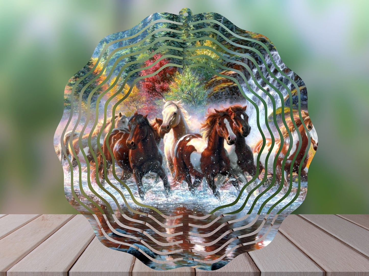 Garden Western Farm Themed Wind Spinners - 10 Inch Cedar Hill Country Market