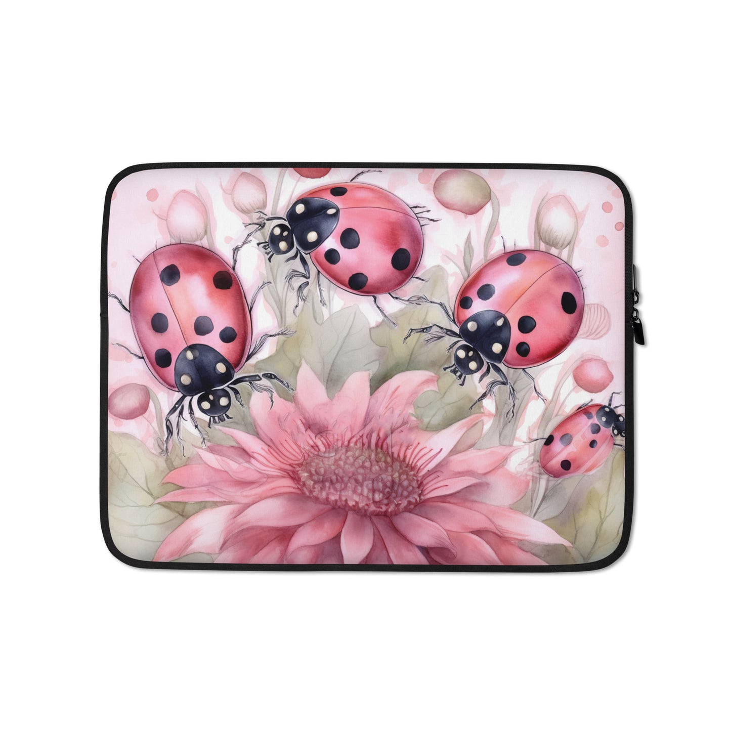 Pink Lady Bug Laptop Sleeve CedarHill Country Market