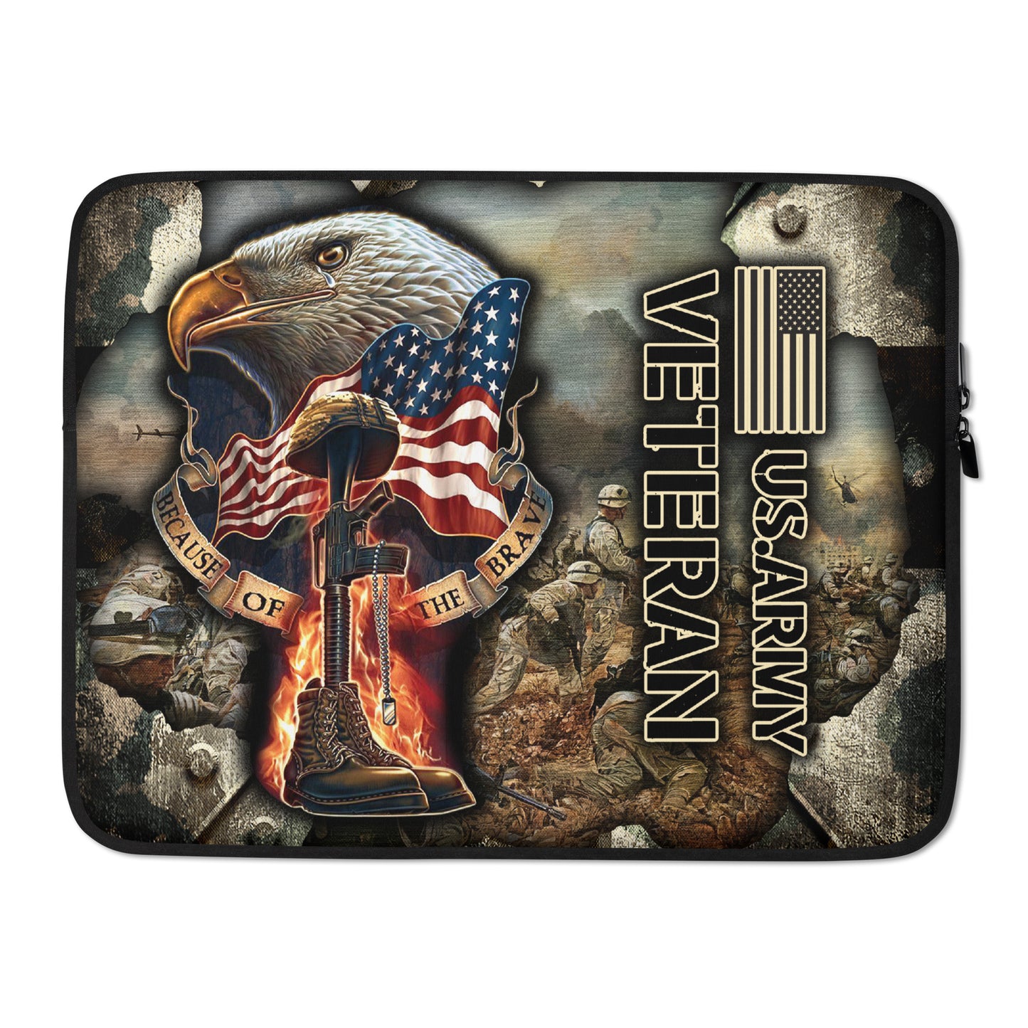 US Army Veteran Laptop Sleeve CedarHill Country Market