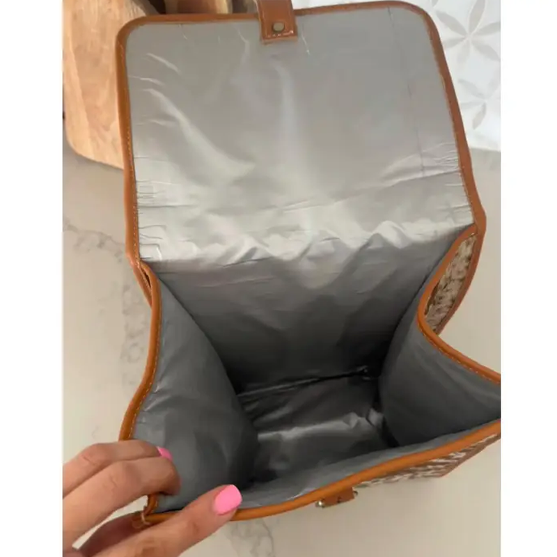 Cowhide Lunch Bag - Genuine Hair On Cowhide | Leather Cedar Hill Country Market