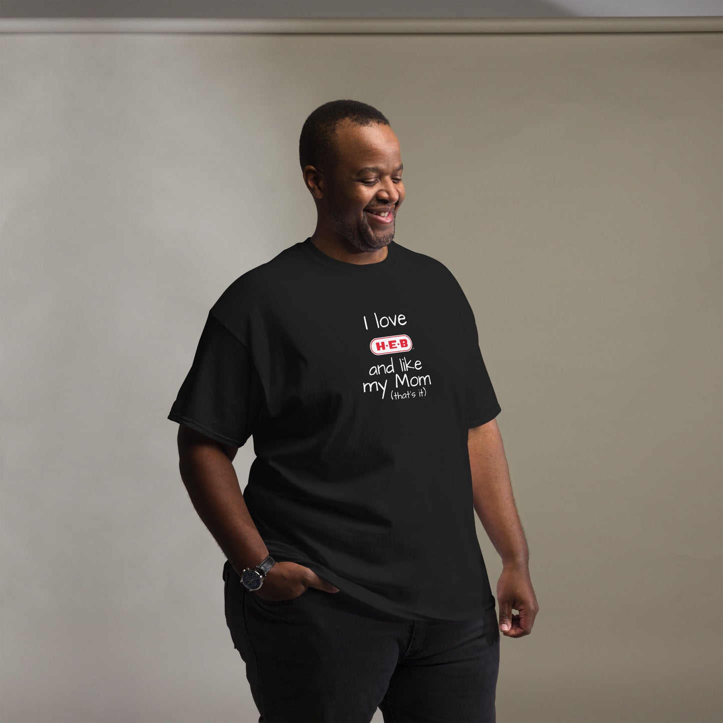 I love HEB Funny Men's classic tee CedarHill Country Market