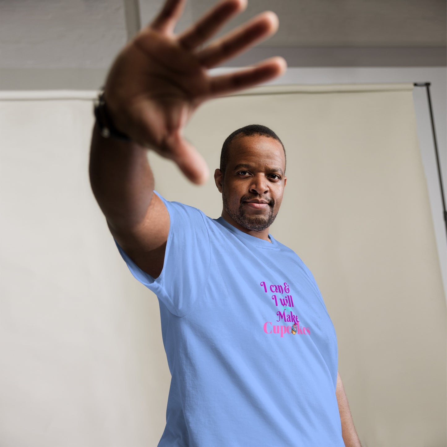 I can and I will Lick/Make Cupcakes Bakery Themed Men's classic tee CedarHill Country Market