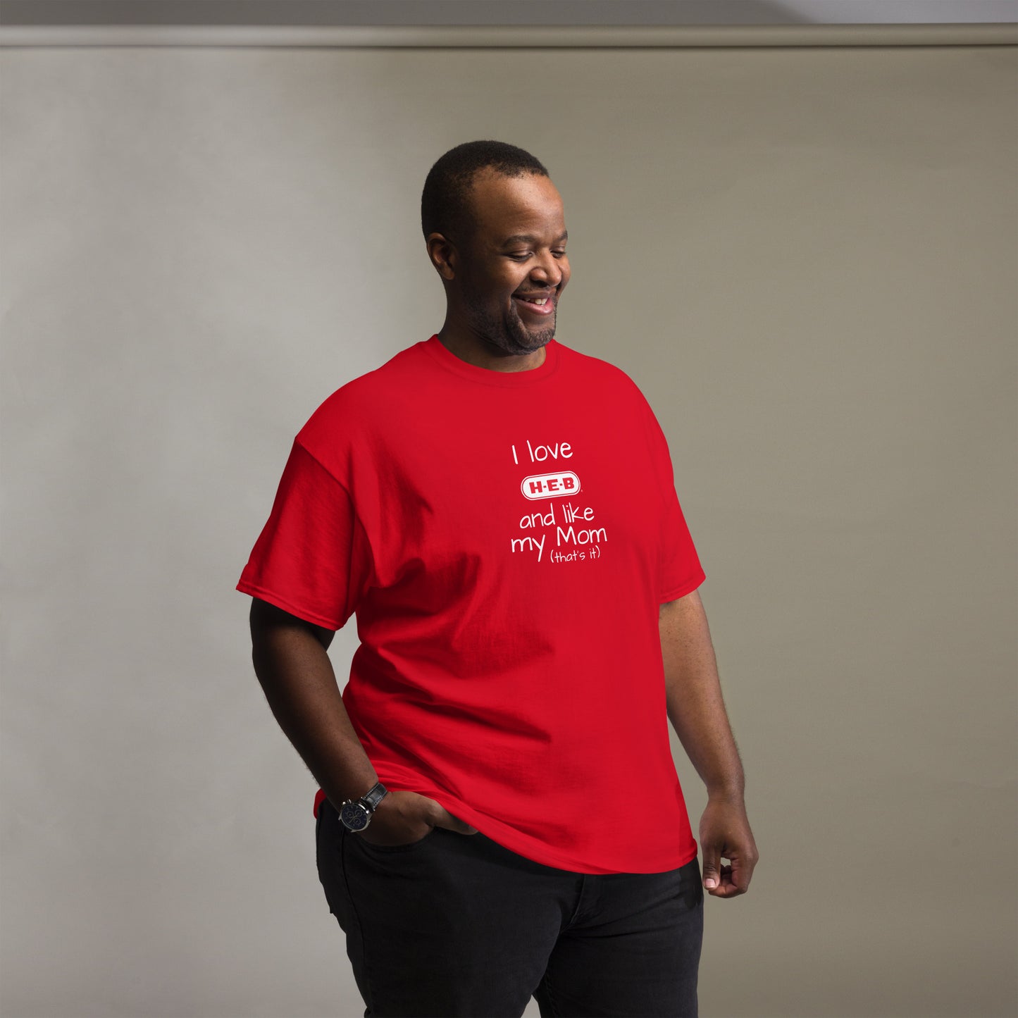 I love HEB Funny Men's classic tee CedarHill Country Market