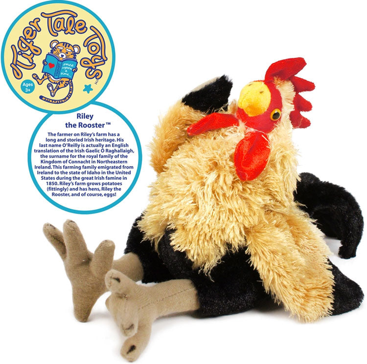 Riley the Rooster | 7 Inch Stuffed Animal Plush Cedar Hill Country Market