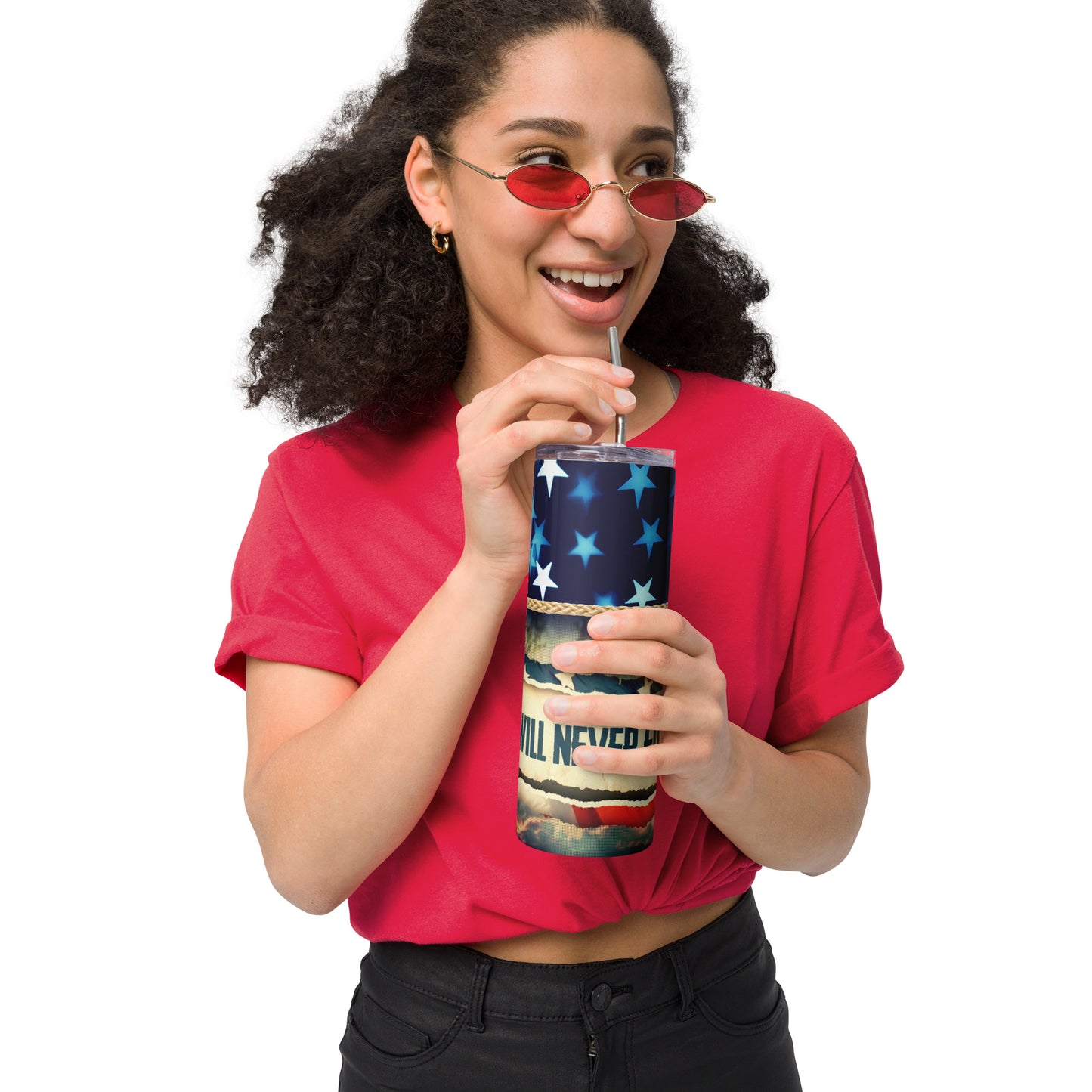 We will Never Forget our Veterans Stainless steel tumbler CedarHill Country Market