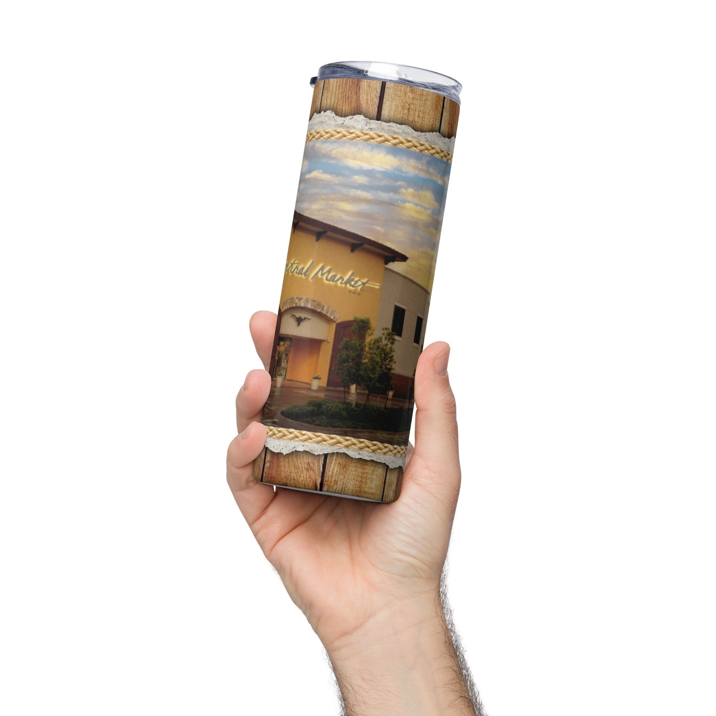 Fort Worth Central Market Tumbler Stainless steel tumbler CedarHill Country Market