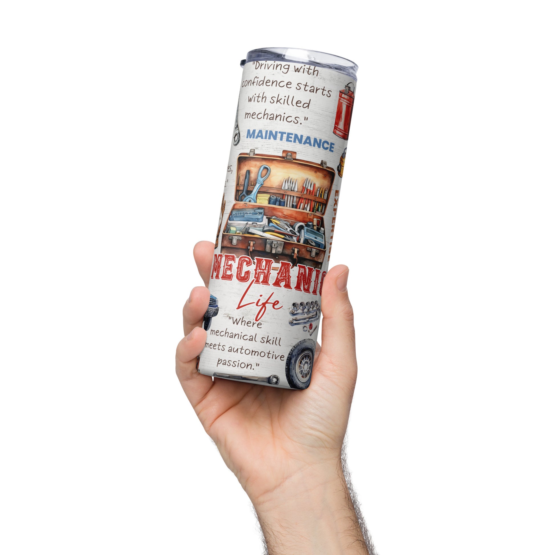 Mechanic Life Stainless steel tumbler CedarHill Country Market