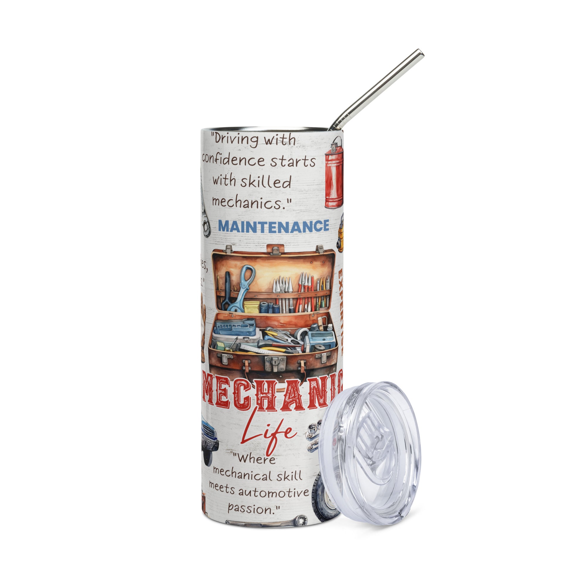 Mechanic Life Stainless steel tumbler CedarHill Country Market
