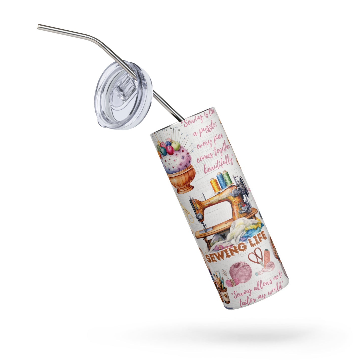 Sewing Life Stainless steel tumbler CedarHill Country Market