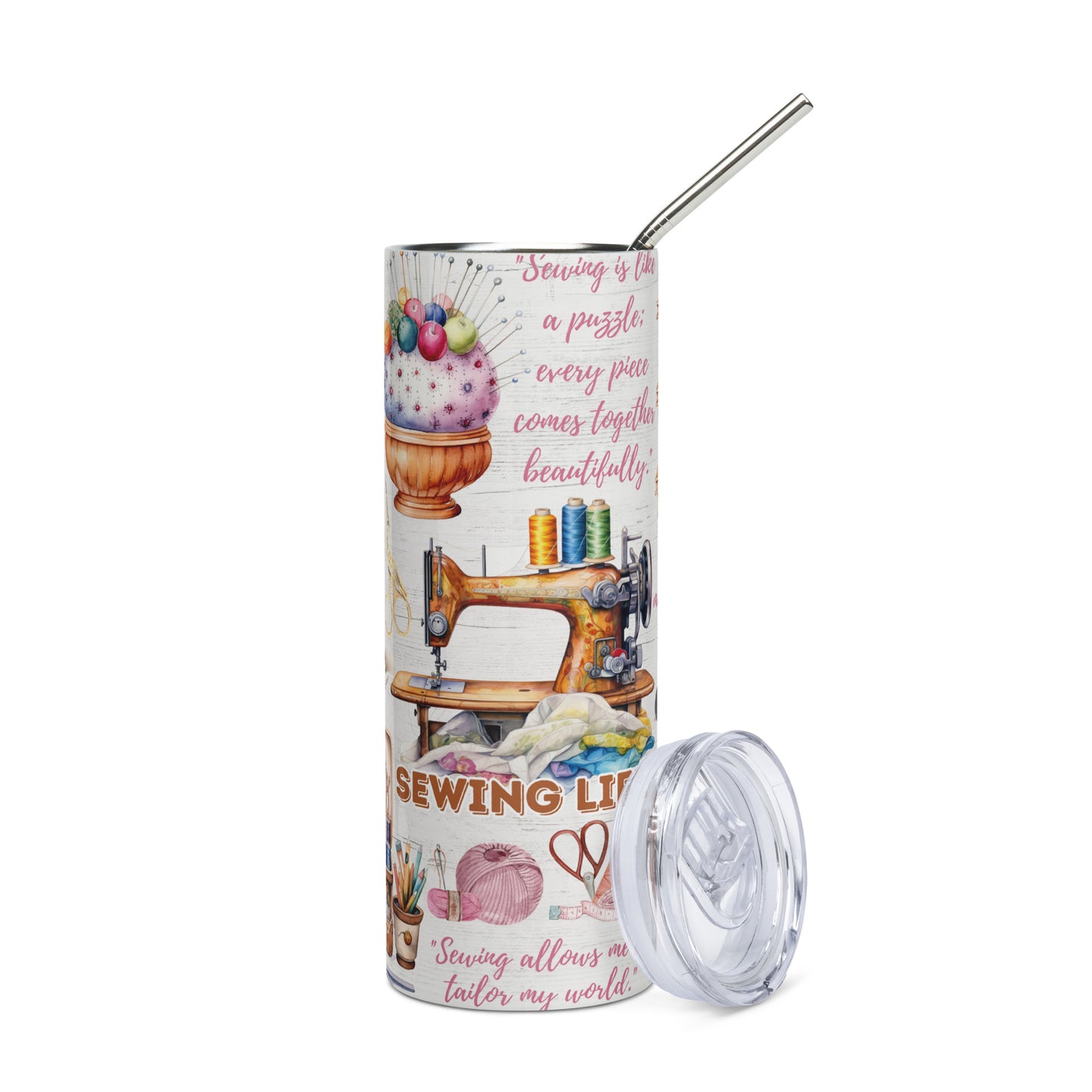 Sewing Life Stainless steel tumbler CedarHill Country Market