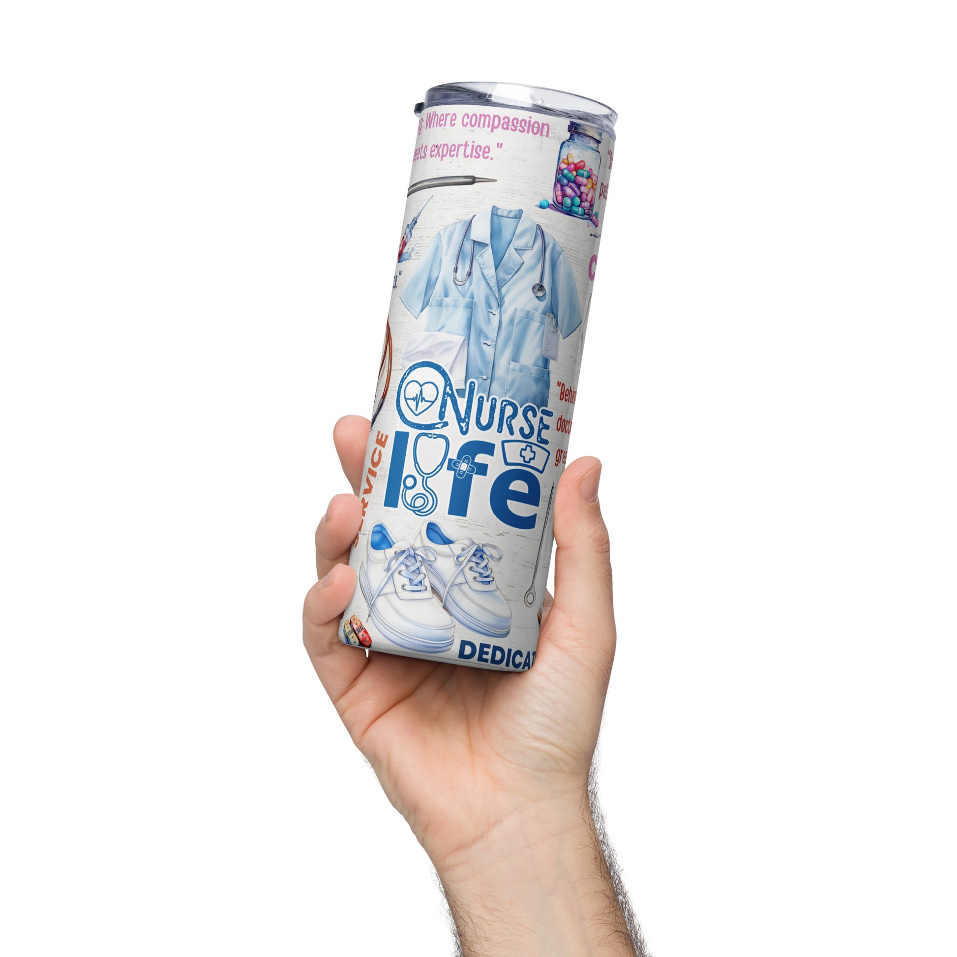 Nurse Life Lifestyle Stainless steel tumbler CedarHill Country Market
