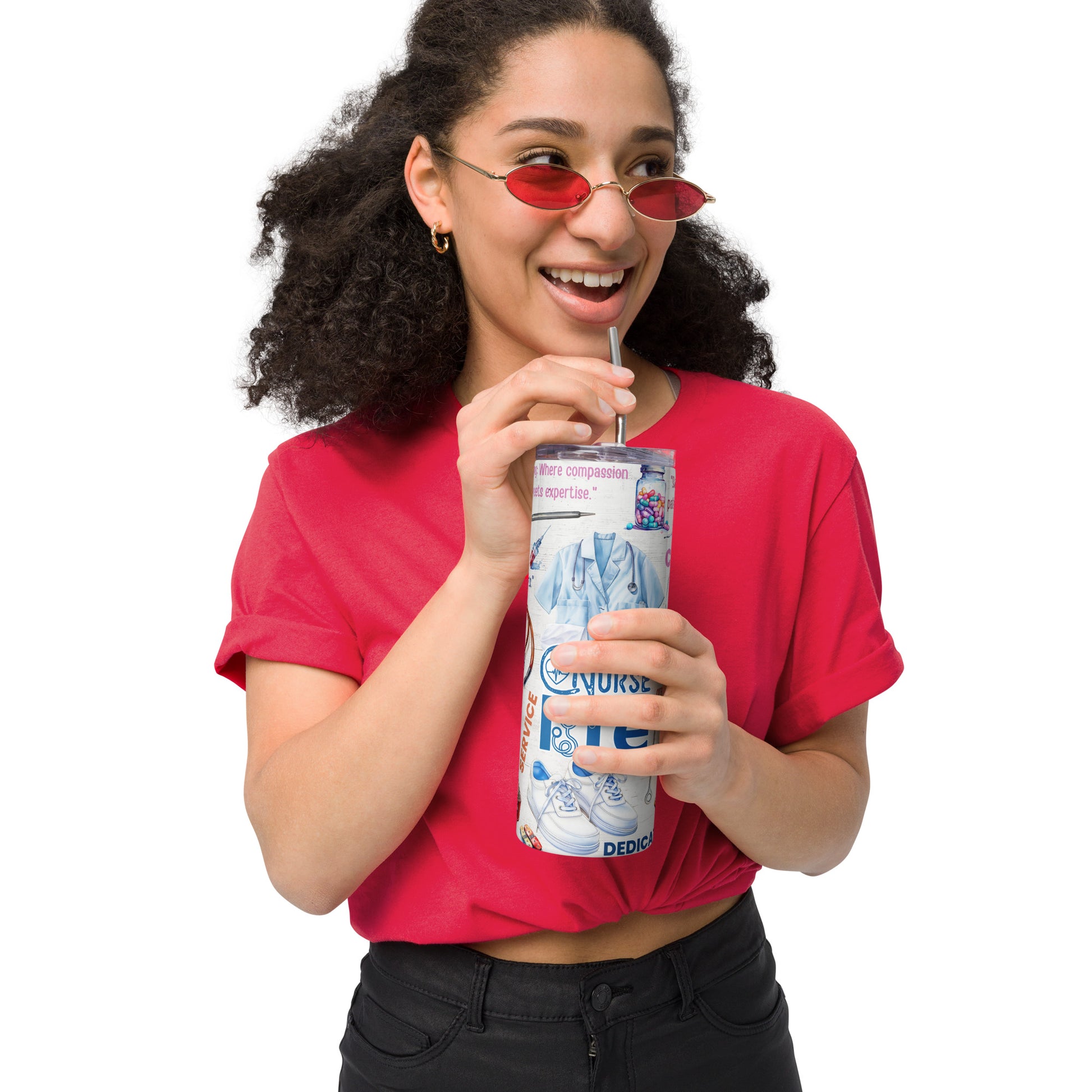 Nurse Life Lifestyle Stainless steel tumbler CedarHill Country Market